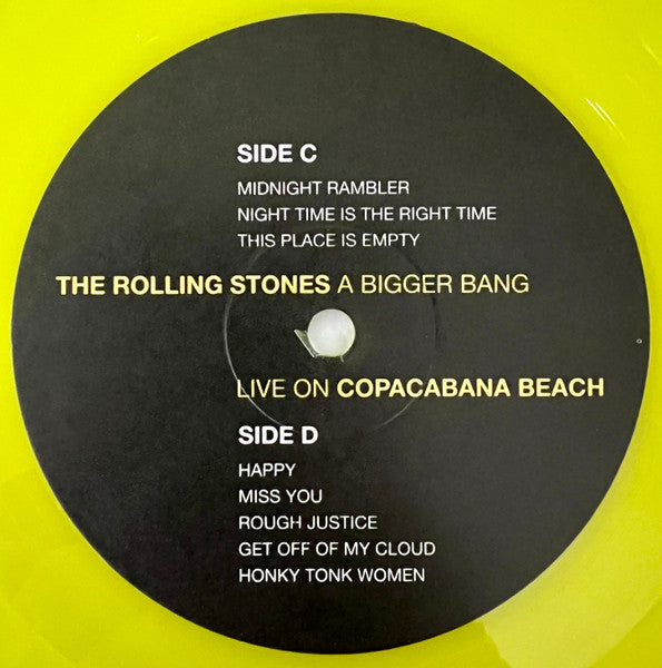 A Bigger Bang - Live On Copacabana Beach (3xCOLOR VINYL) | Mint (M) Mint (M) - ROCK *SEALED/COLOR*