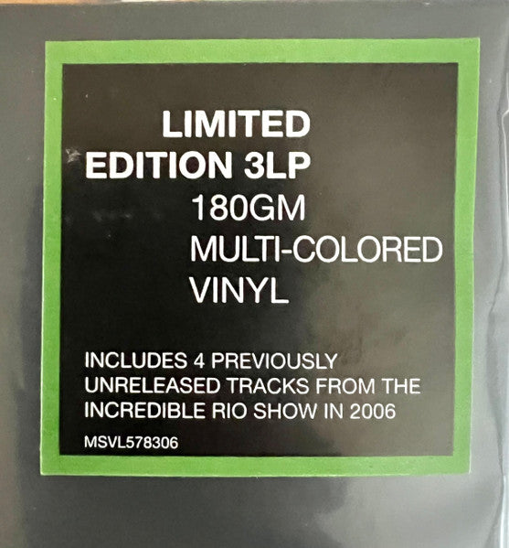 A Bigger Bang - Live On Copacabana Beach (3xCOLOR VINYL) | Mint (M) Mint (M) - ROCK *SEALED/COLOR*