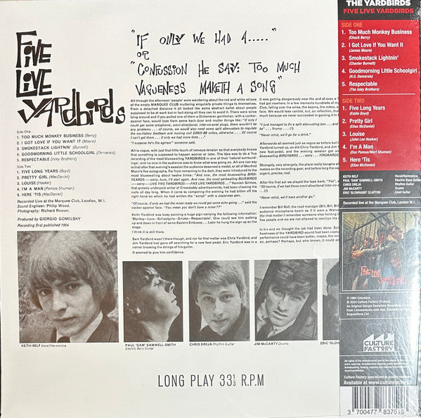 Five Live Yardbirds | Mint (M) Mint (M) - ROCK *SEALED/RSD*