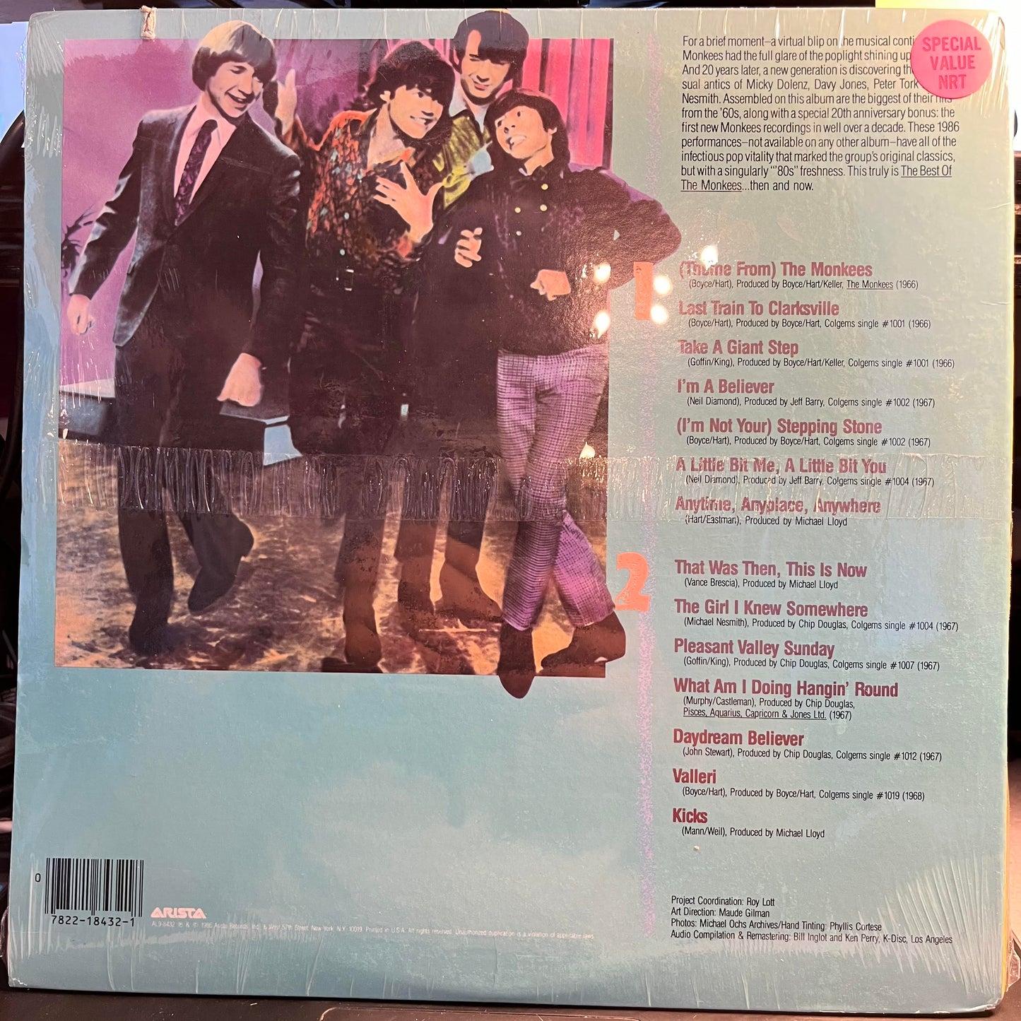Then & Now... The Best Of The Monkees *SEALED* | Mint (M) Near Mint (NM)