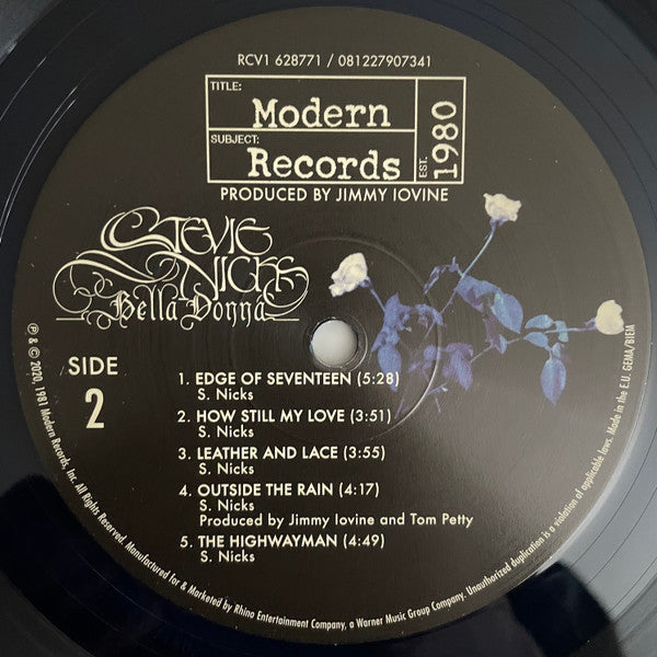 Bella Donna (BLUE VINYL - VMP) | Mint (M) Mint (M) - ROCK *SEALED*