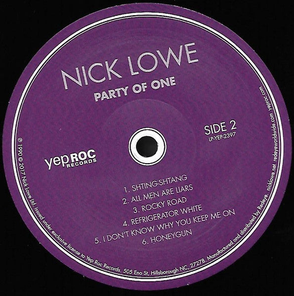 Party Of One (BONUS 10" VINYL) | Mint (M) Mint (M) - ROCK *SEALED*