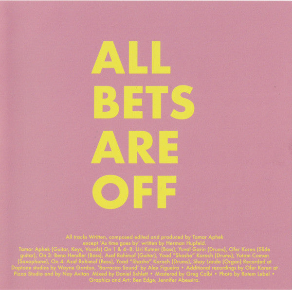 All Bets Are Off (CD) | Mint (M) Mint (M) - ROCK *SEALED*