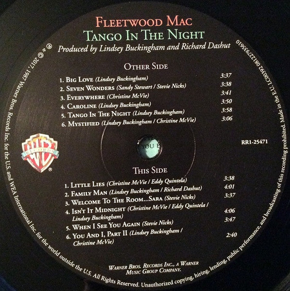 Tango In The Night (180 GRAM VINYL) | Mint (M) Mint (M) - ROCK *SEALED*
