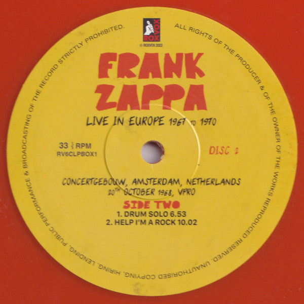 Live In Europe 1967 To 1970 (6XLP BOX* | Mint (M) Mint (M) - ROCK *SEALED*