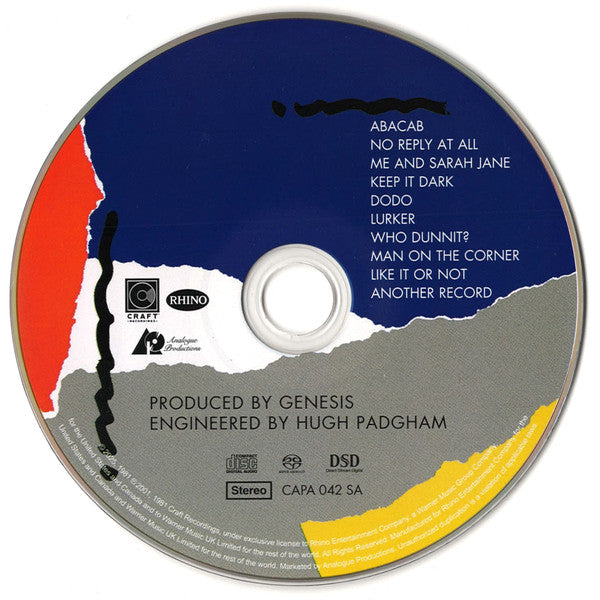 Abacab (SACD) | Mint (M) Mint (M) - ROCK *SEALED*