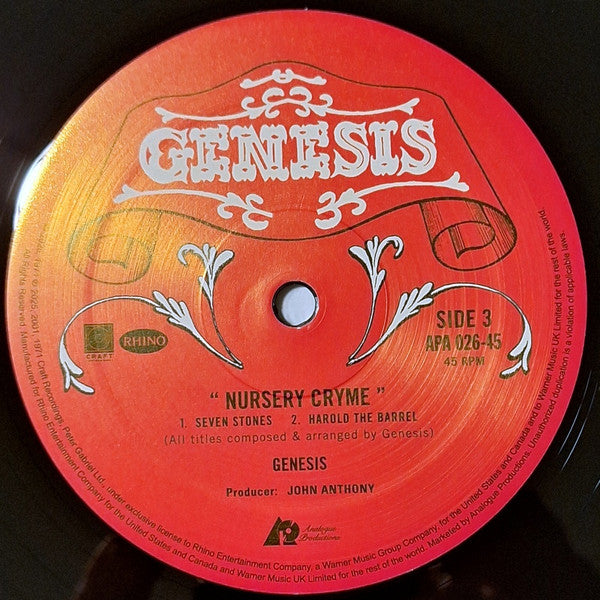 Nursery Cryme (AP - NON-NUMBERED) | Mint (M) Mint (M)