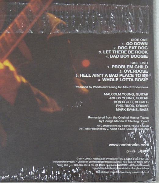 Let There Be Rock (VINYL) | Mint (M) Mint (M)