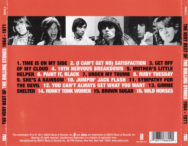 The Very Best Of The Rolling Stones 1964-1971 | Mint (M) Near Mint (NM) - ROCK *SEALED*