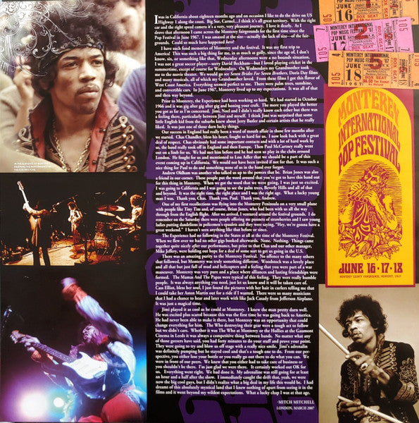 The Jimi Hendrix Experience - Live At Monterey (180G VINYL - IMPORT) | Mint (M) Mint (M) - ROCK *SEALED*