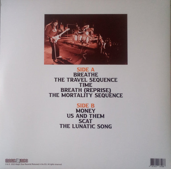 Dark Side Of The Moon Live. Portsmouth Guildhall January 21st 1972 | Mint (M) Mint (M)