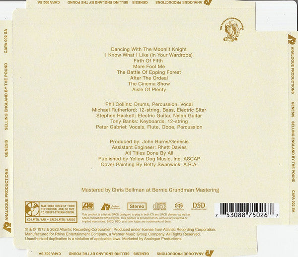 Selling England By The Pound (SACD) | Mint (M) Mint (M) - ROCK *SEALED*