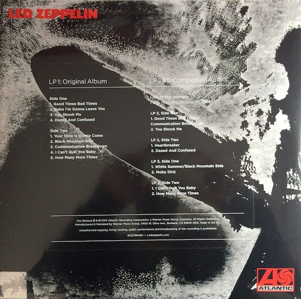 Led Zeppelin: Deluxe Edition (180 GRAM VINYL) | Mint (M) Mint (M) - ROCK *SEALED*