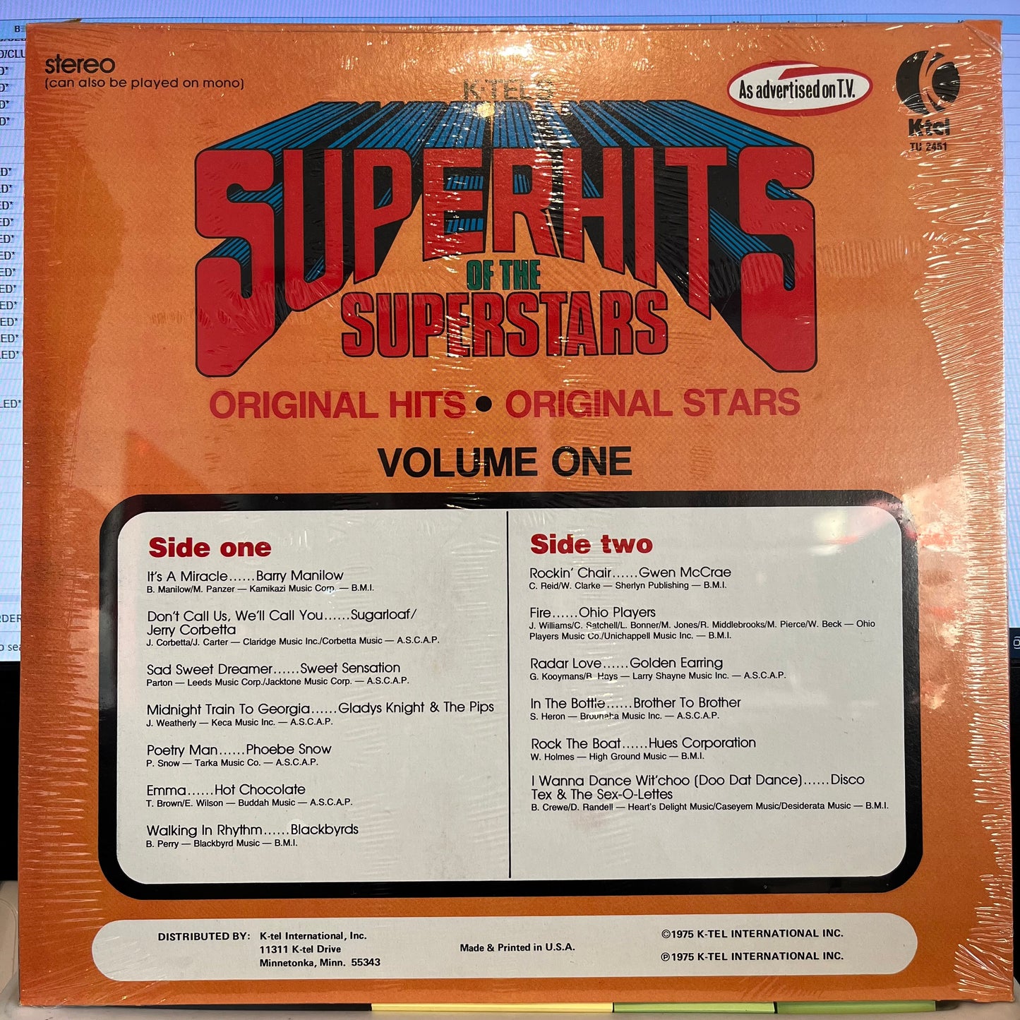 Superhits Of The Superstars Volume One *SEALED* | Mint (M) Mint (M)