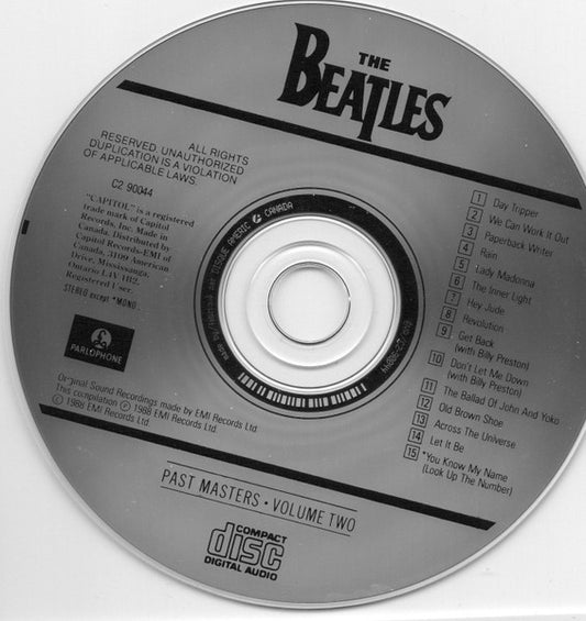 The Beatles - Past Masters: Volume Two (CD CANADA) | Excellent+ (EX+) Excellent (EX) - ROCK / USED *EXCELLENT+*