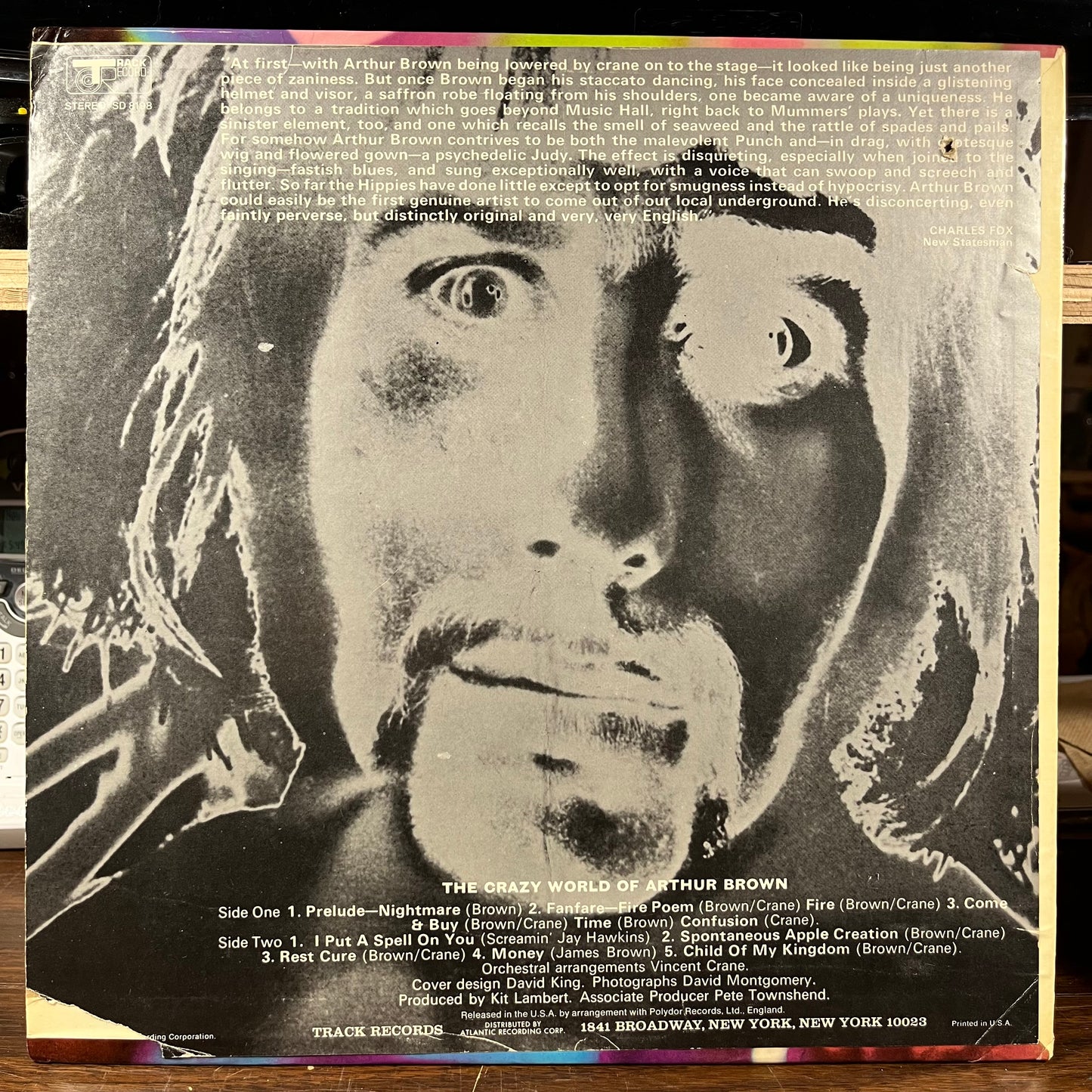 The Crazy World Of Arthur Brown (VINYL) | Excellent+ (EX+) Excellent+ (EX+) - ROCK / USED *EXCELLENT+*