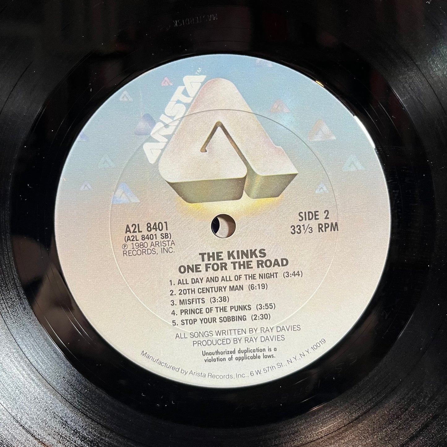 One For The Road (2xVINYL) | Mint (M) Mint (M) - ROCK / USED *EXCELLENT+*