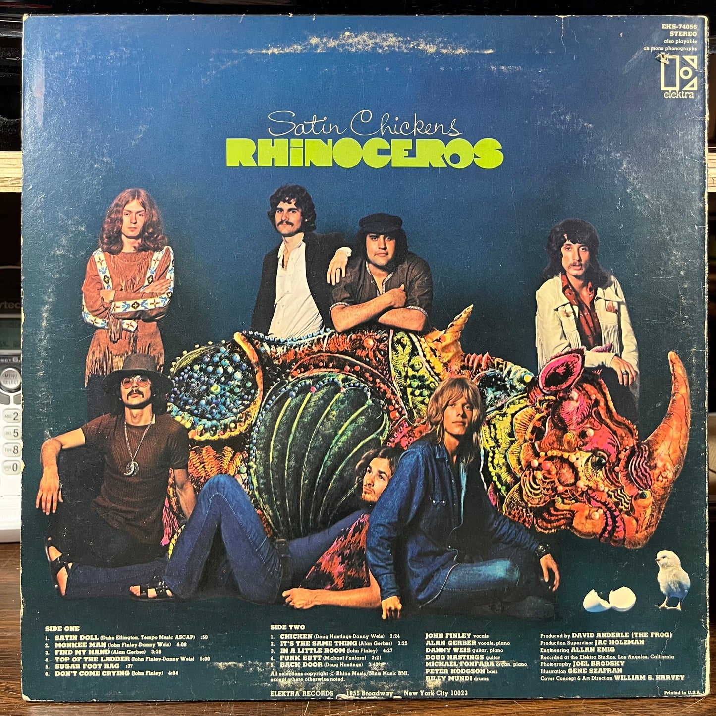 Satin Chickens (VINYL) | Excellent+ (EX+) Very Good (VG) - ROCK / USED *EXCELLENT+*