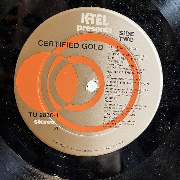Certified Gold (2xVINYL) | Excellent+ (EX+) Excellent (EX) - ROCK / USED *EXCELLENT+*