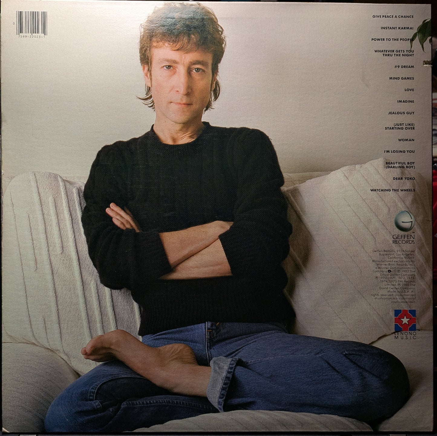 The John Lennon Collection (VINYL) | Excellent+ (EX+) Excellent (EX) - ROCK / USED *EXCELLENT+*