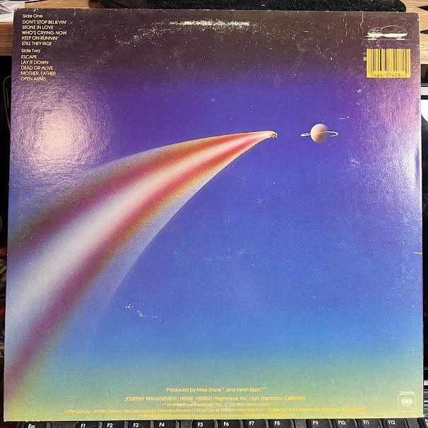 Escape (VINYL) | Excellent+ (EX+) Very Good Plus (VG+) - ROCK / USED *EXCELLENT+*