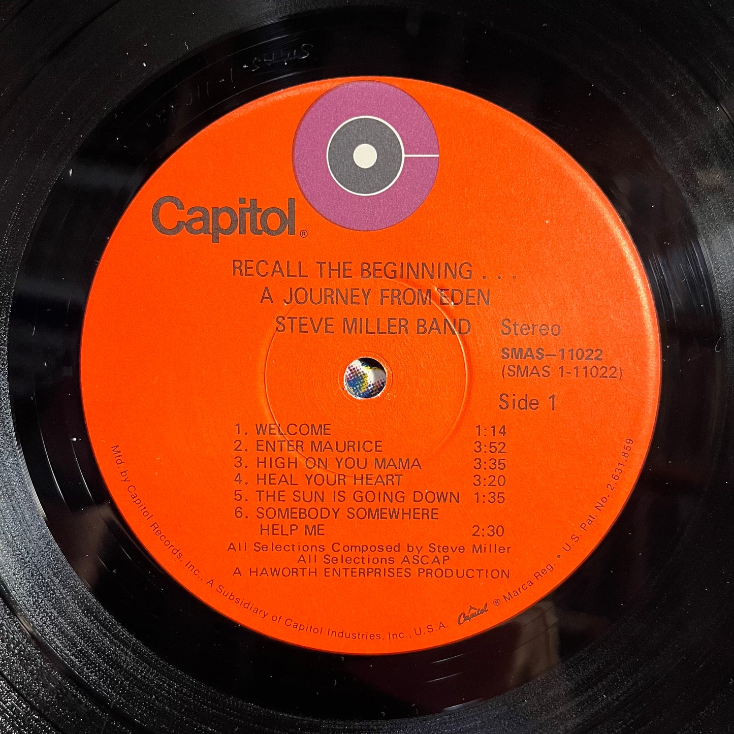 Steve Miller Band - Recall The Beginning...A Journey From Eden | Excellent (EX) Excellent (EX) - ROCK / USED *EXCELLENT+*