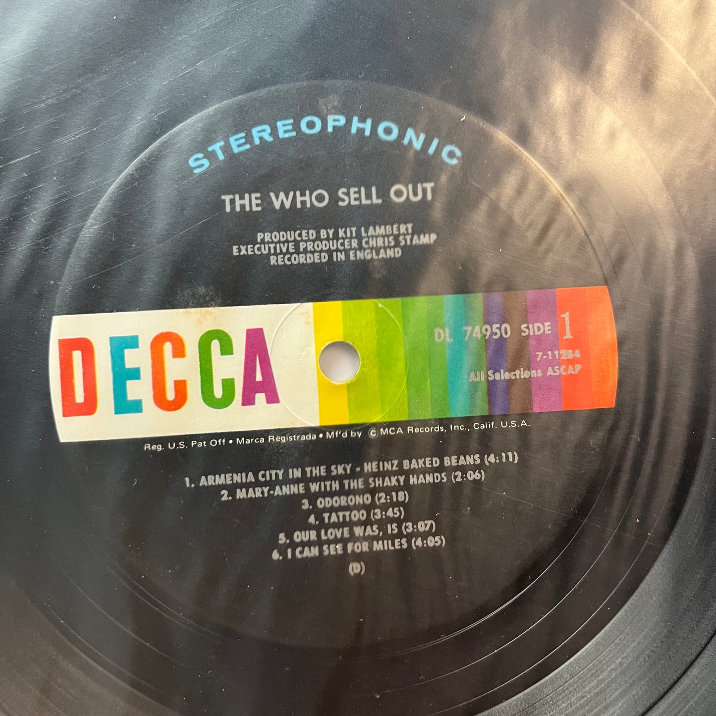 The Who - The Who Sell Out (VINYL LP DECCA DL 74950 1971) | USED - ROCK / USED *EXCELLENT+*