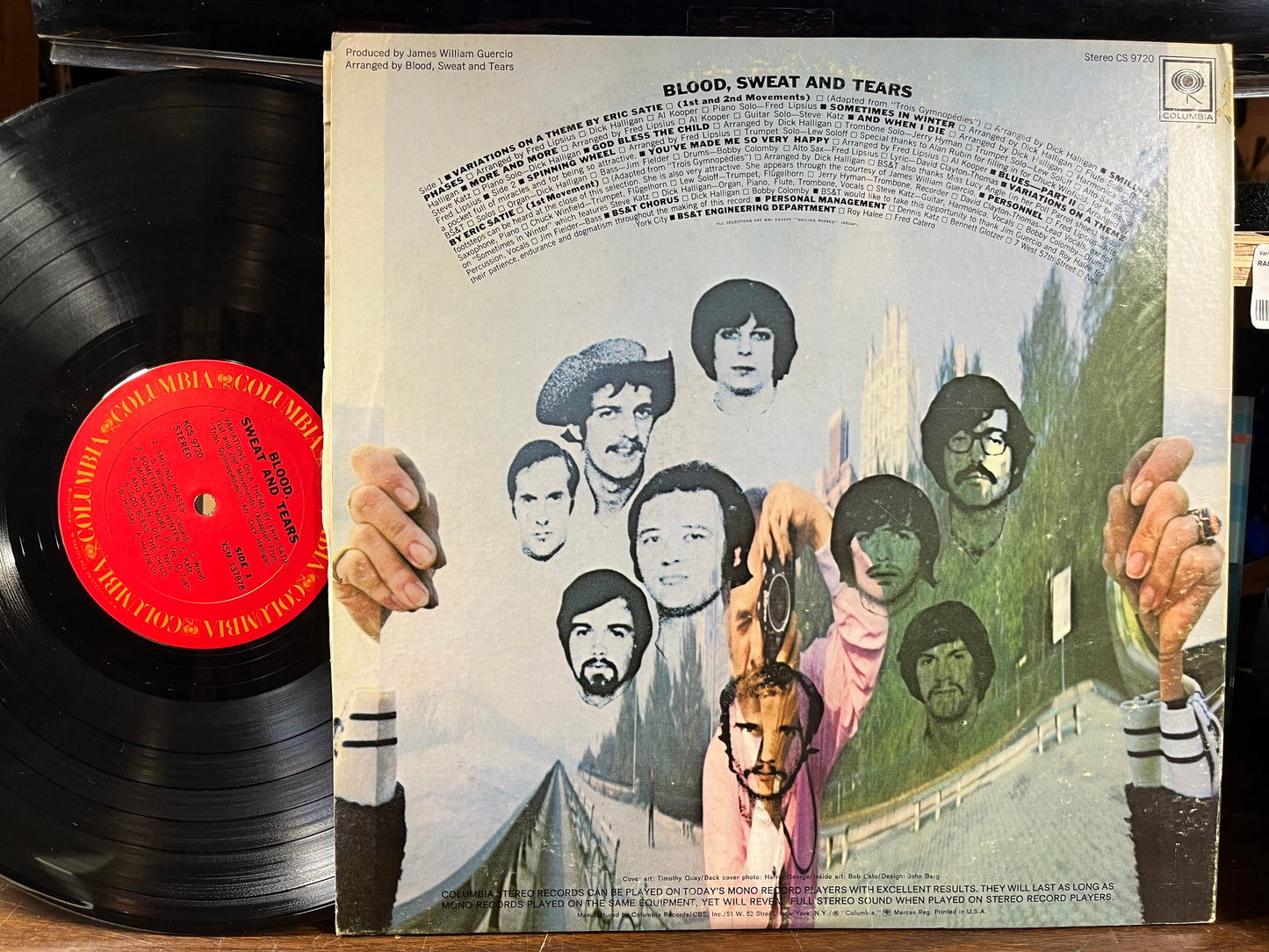 Blood, Sweat And Tears (VINYL) | Excellent+ (EX+) Excellent (EX) - ROCK / USED *EXCELLENT+*