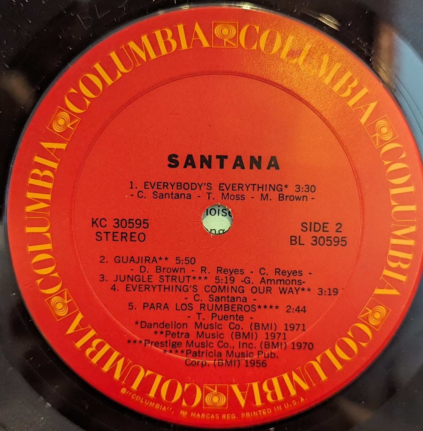Santana *PITMAN/PROMO* | Excellent (EX) Excellent (EX)