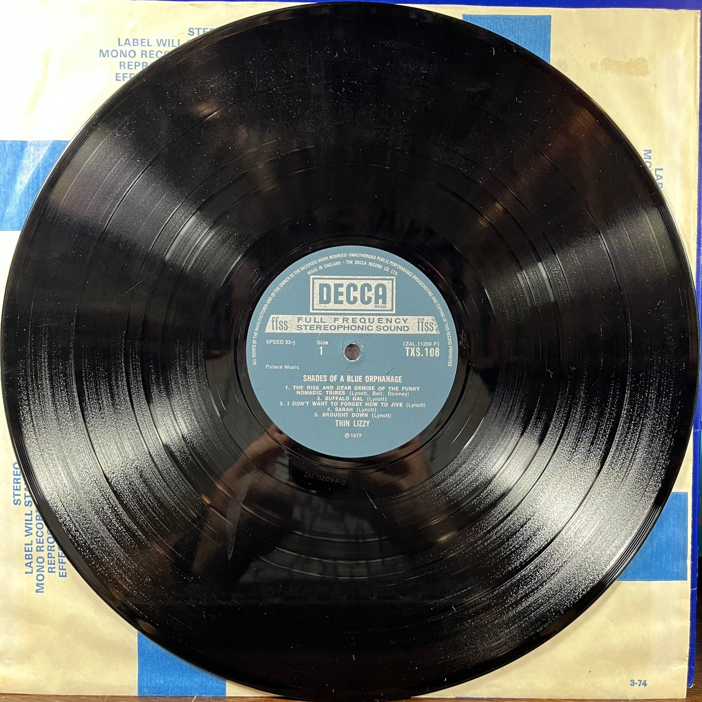 Shades Of A Blue Orphanage (VINYL) | Excellent+ (EX+) Near Mint (NM or M-) - ROCK / USED *EXCELLENT+*