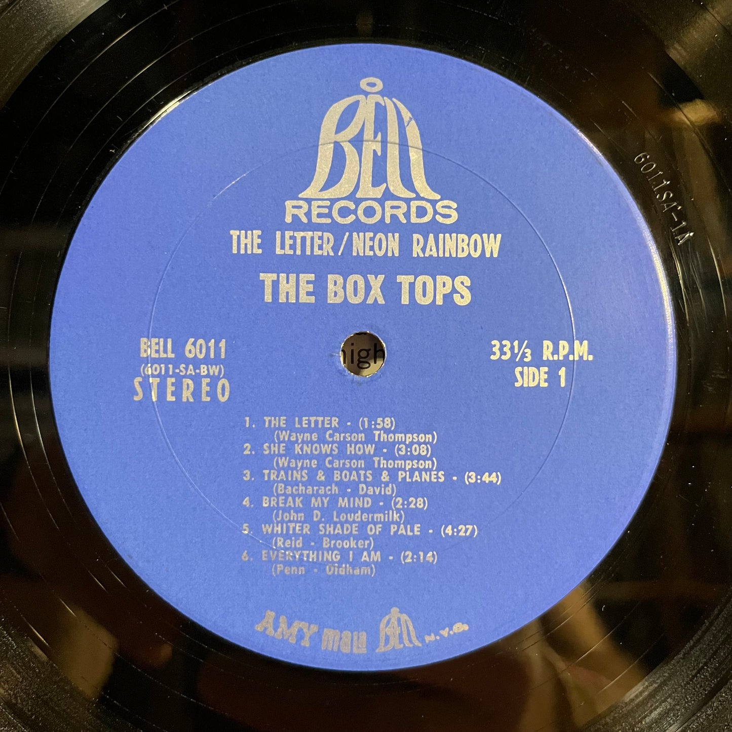 Box Tops - The Letter / Neon Rainbow *STEREO* | Excellent (EX) Very Good (VG) - ROCK / USED *EXCELLENT+*