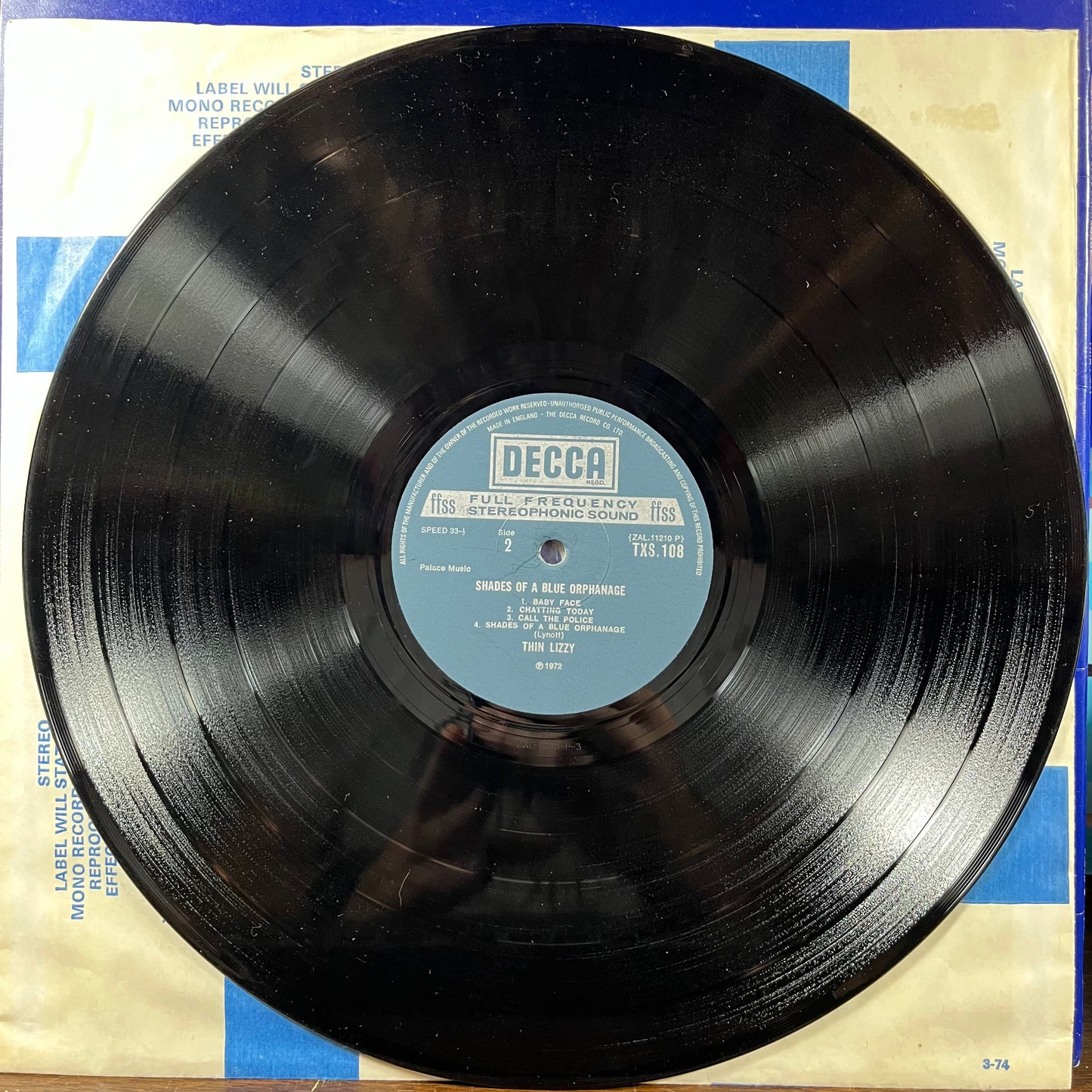 Shades Of A Blue Orphanage (VINYL) | Excellent+ (EX+) Near Mint (NM or M-) - ROCK / USED *EXCELLENT+*