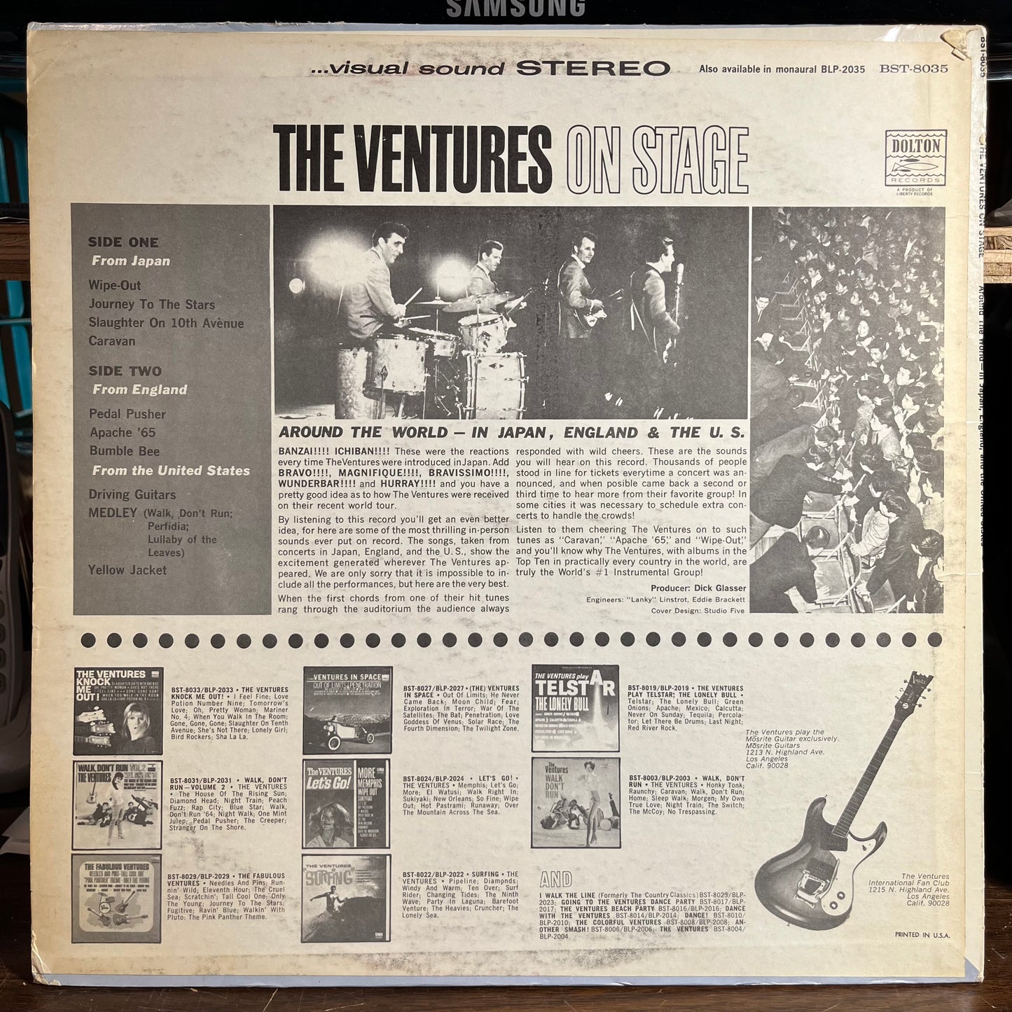 On Stage (VINYL) | Excellent+ (EX+) Very Good Plus (VG+) - ROCK / USED *EXCELLENT+*