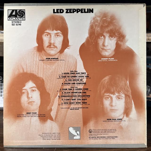 Led Zeppelin (VINYL) | Excellent+ (EX+) Very Good Plus Plus (VG++) - ROCK / USED *EXCELLENT+*