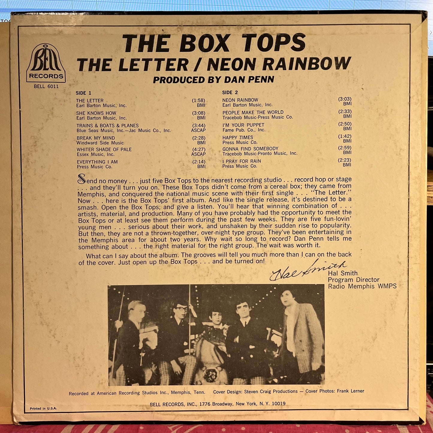 The Letter / Neon Rainbow *STEREO* | Excellent (EX) Very Good (VG)
