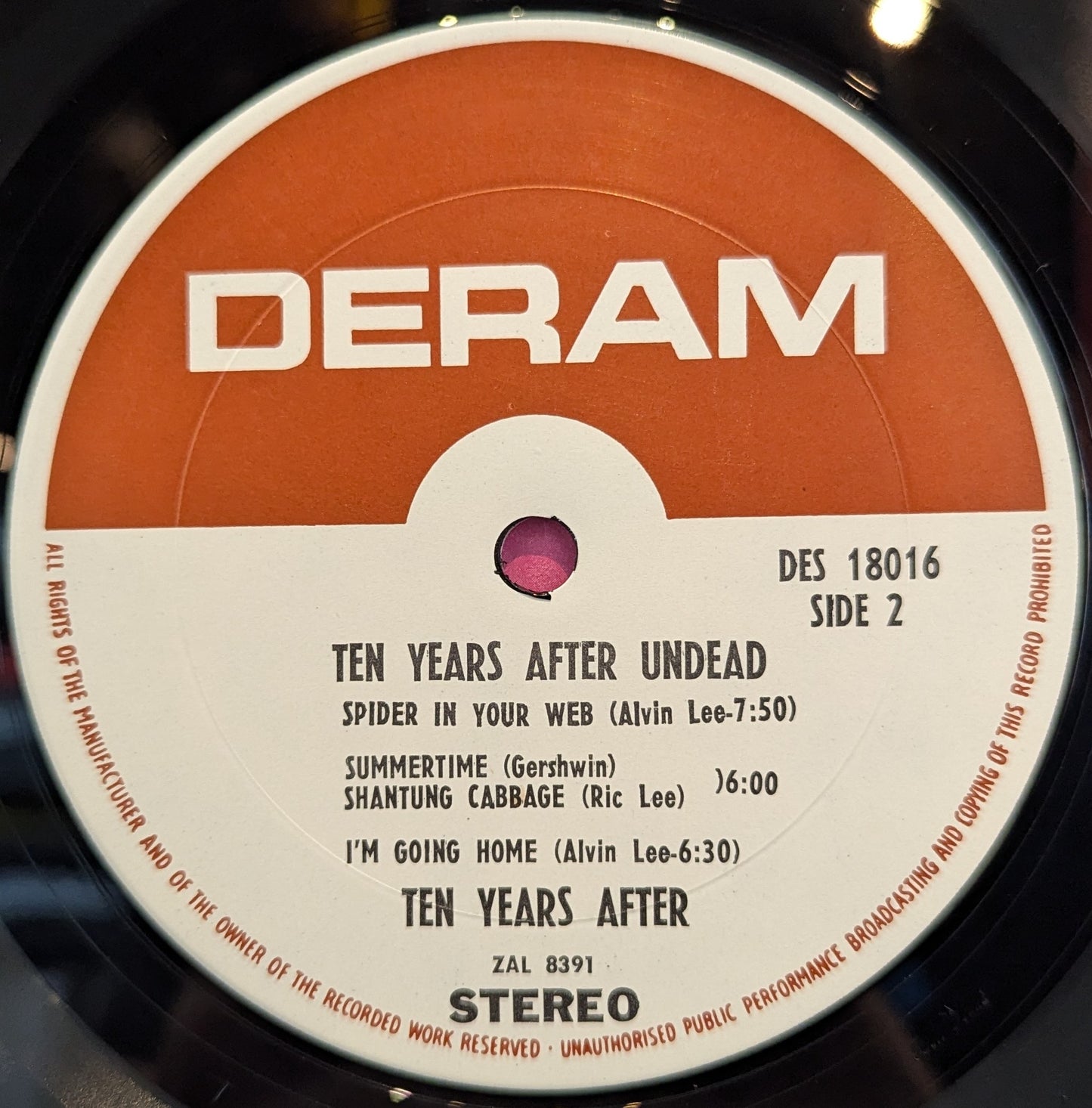 Ten Years After - Undead *REPRESS* | Excellent (EX) Very Good Plus (VG+) - ROCK / USED *EXCELLENT+*