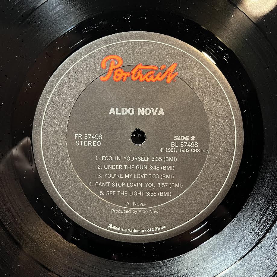 Aldo Nova (VINYL) | Excellent+ (EX+) Near Mint (NM) - ROCK / USED *EXCELLENT+*