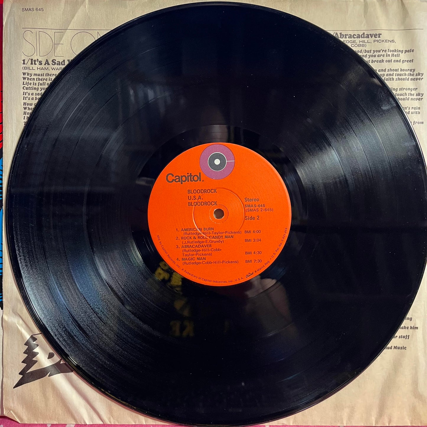Bloodrock - Bloodrock U.S.A. *WINCHESTER* | Excellent (EX) Excellent (EX) - ROCK / USED *EXCELLENT+*