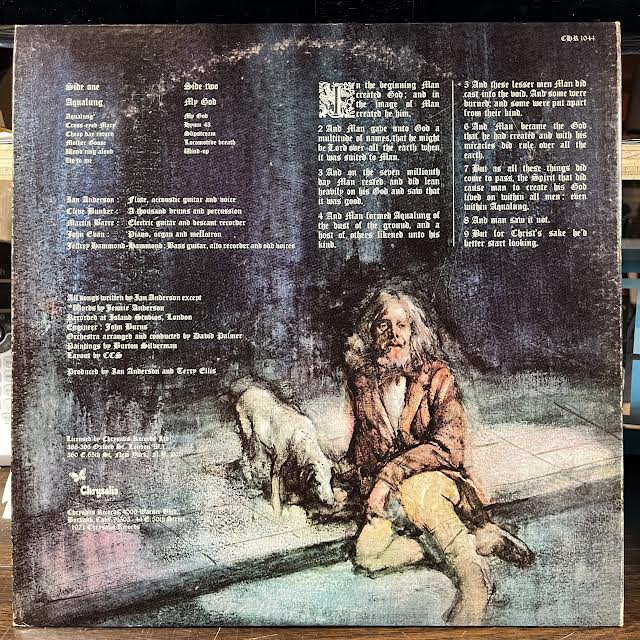 Aqualung (VINYL) | Excellent+ (EX+) Excellent+ (EX+) - ROCK / USED *EXCELLENT+*