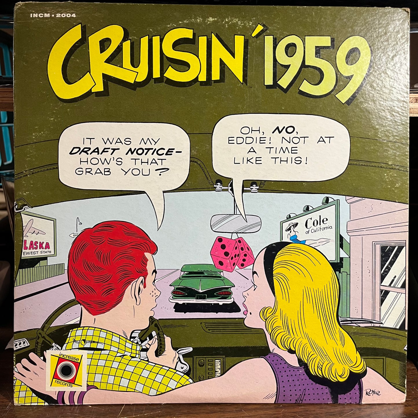 Cruisin' 1959 (VINYL) | Excellent+ (EX+) Excellent (EX) - ROCK / USED *EXCELLENT+*