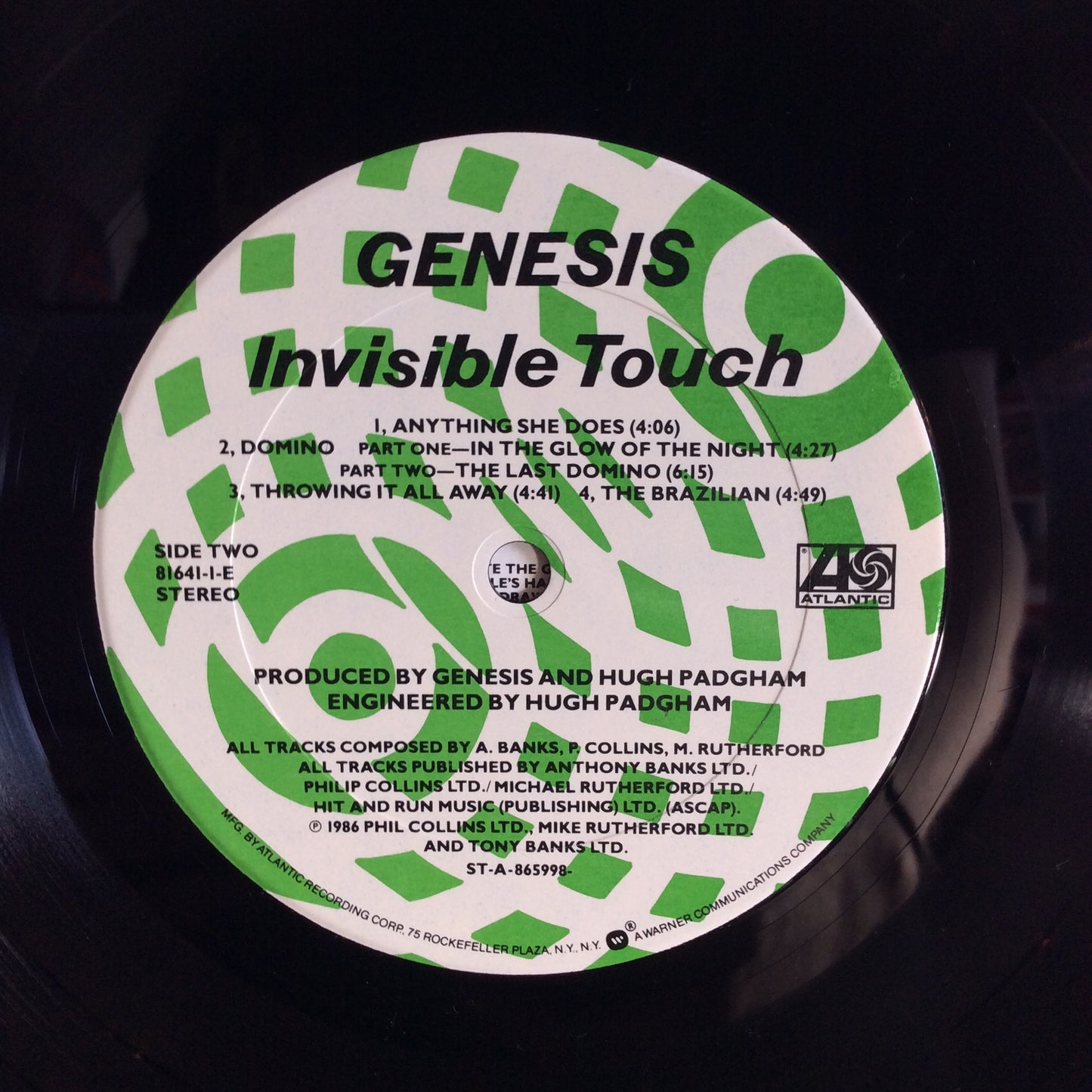 Invisible Touch (VINYL) | Excellent+ (EX+) Excellent (EX) - ROCK / USED *EXCELLENT+*