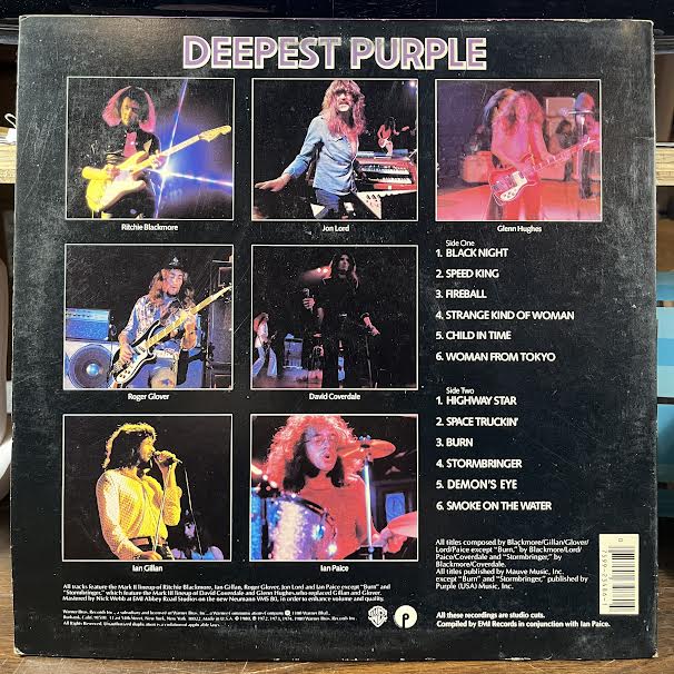Deepest Purple : The Very Best Of Deep Purple (VINYL) | Excellent (EX) Excellent (EX) - ROCK / USED *EXCELLENT*