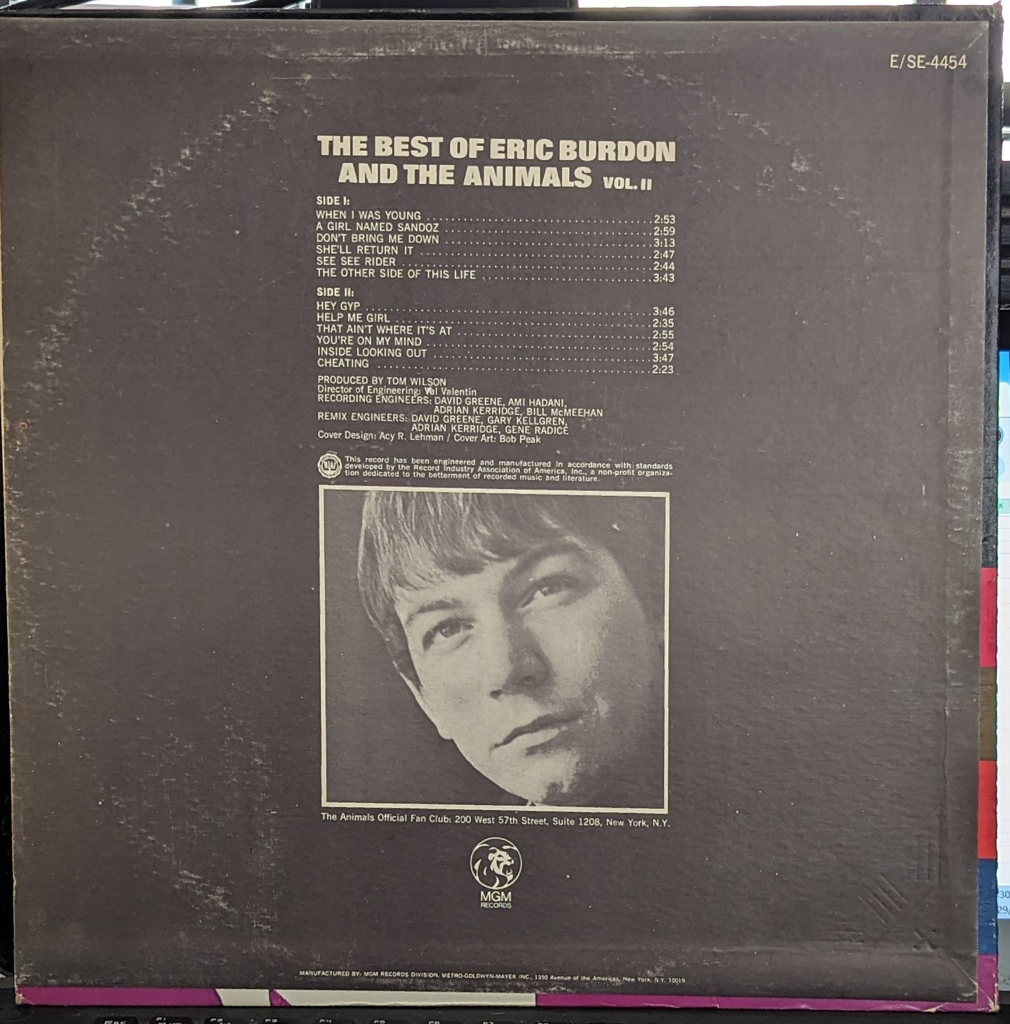 The Best Of Eric Burdon And The Animals Vol. II | Excellent (EX) Excellent (EX)