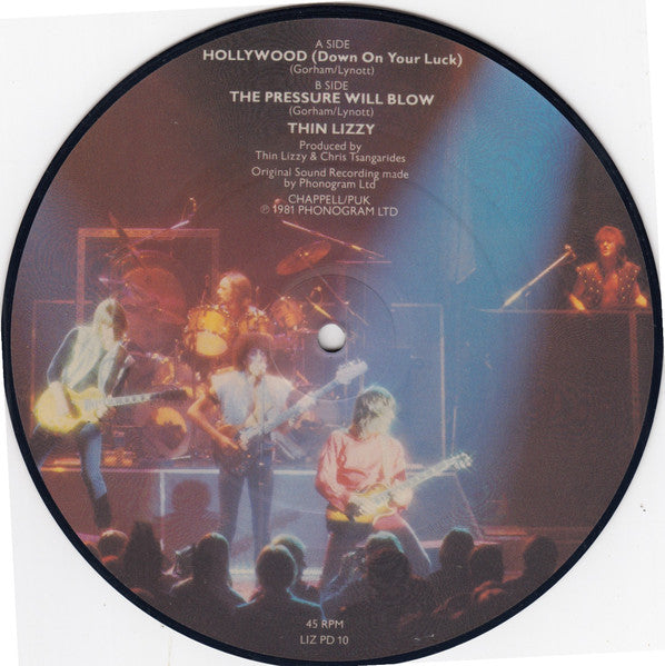 Hollywood (Down On Your Luck) (PICTURE VINYL 7") | Excellent (EX) Generic - ROCK / USED *EXCELLENT*