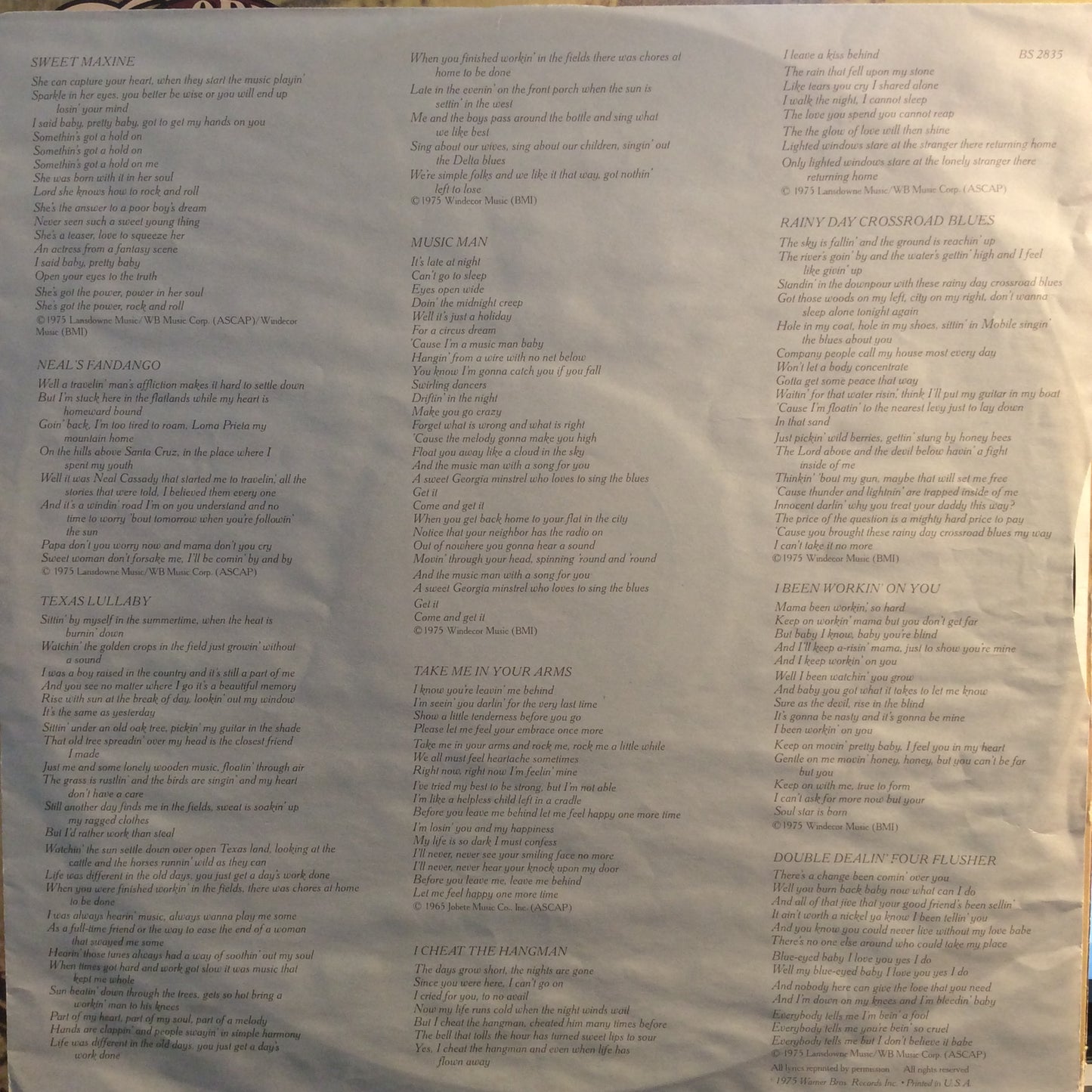 Stampede (VINYL) | Excellent (EX) Very Good Plus (VG+) - ROCK / USED *EXCELLENT*