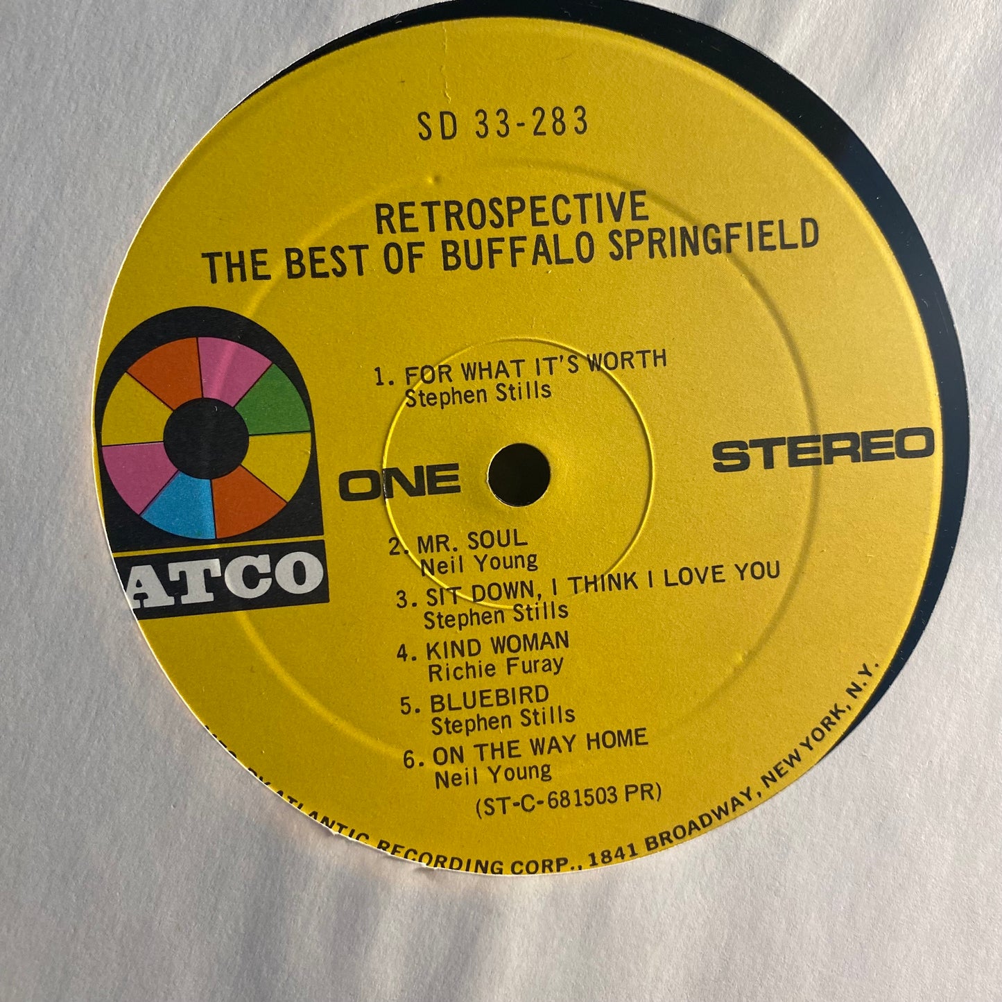 Retrospective The Best Of Buffalo Springfield *PRESSWELL* | Excellent (EX) Very Good Plus (VG+)