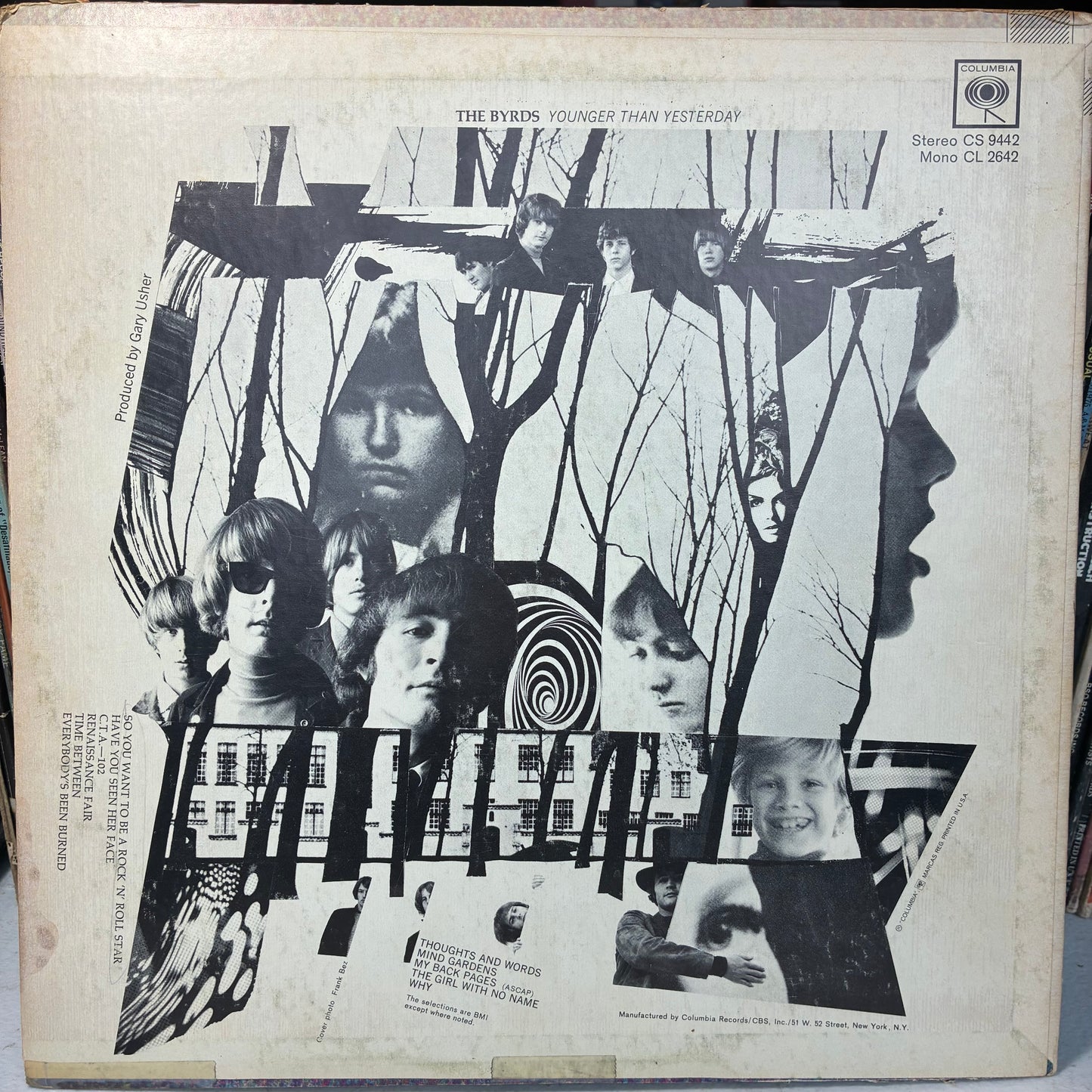 Younger Than Yesterday (VINYL) | Excellent (EX) Very Good Plus (VG+) - ROCK / USED *EXCELLENT*