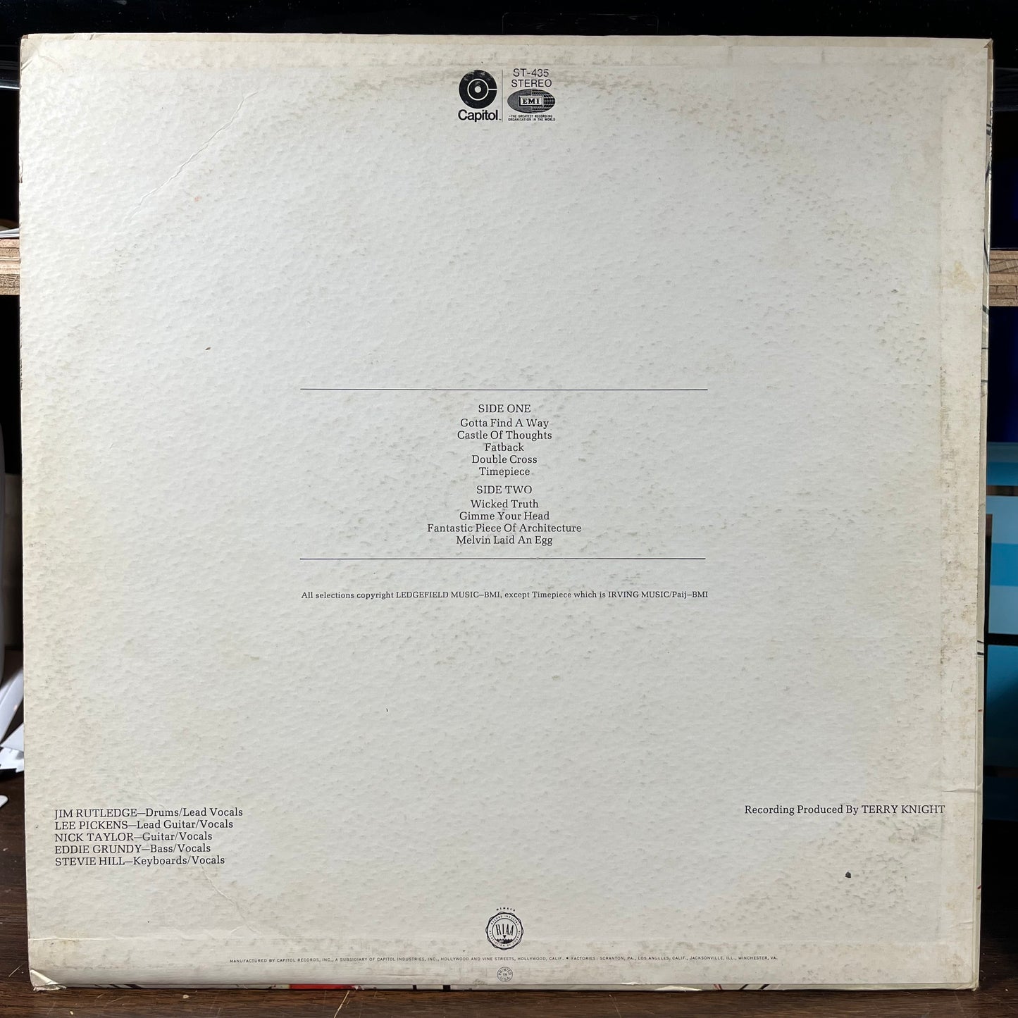 Bloodrock (VINYL) | Excellent (EX) Excellent (EX) - ROCK / USED *EXCELLENT*