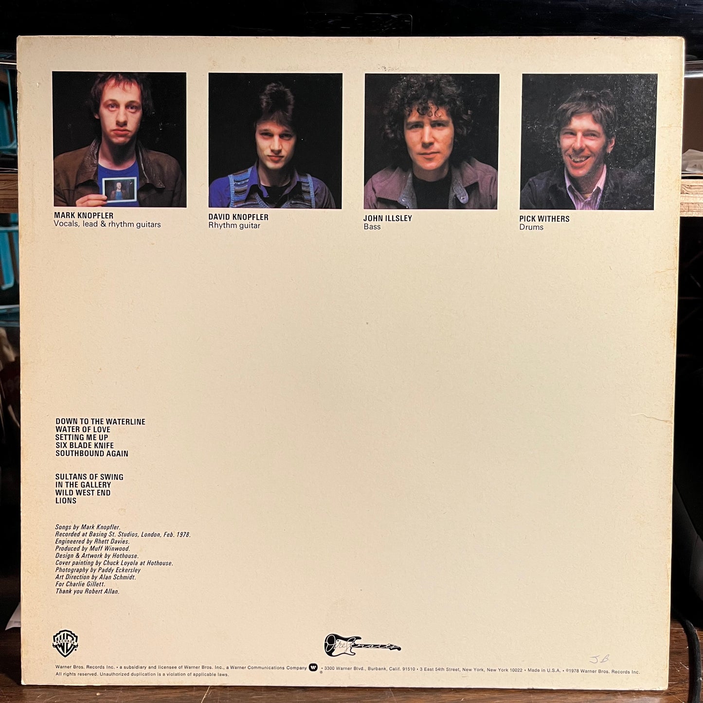 Dire Straits (VINYL) | Excellent (EX) Near Mint- (NM-) - ROCK / USED *EXCELLENT*