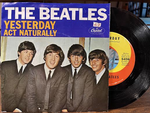 Yesterday / Act Naturally (7" VINYL) | Excellent (EX) Excellent+ (EX+) - ROCK / USED *EXCELLENT*